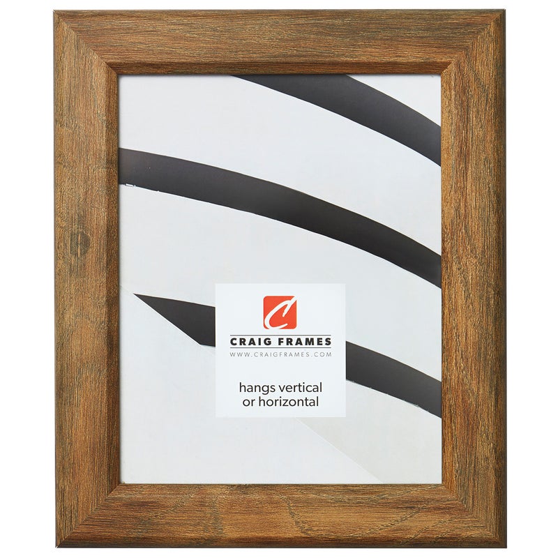 Craig Frames Arthur 10x12 Picture Frame, Brown Barnwood, Rustic Wall Display - Image 1